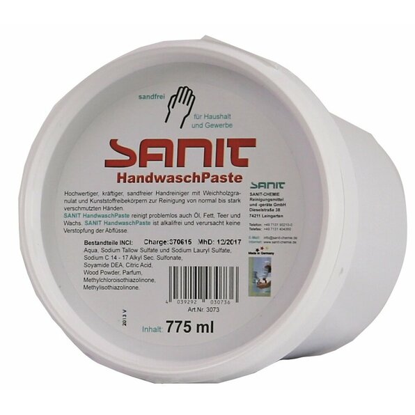 SANIT HandwaschPaste sandfrei 775 ml Dose
