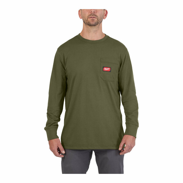 WTLSGN-XL Arbeits-Shirt lang grün XXX